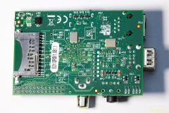 Raspberry PI, microcomputer model B 2012