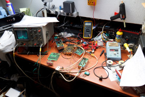 Spectrum analyzer in testopstelling