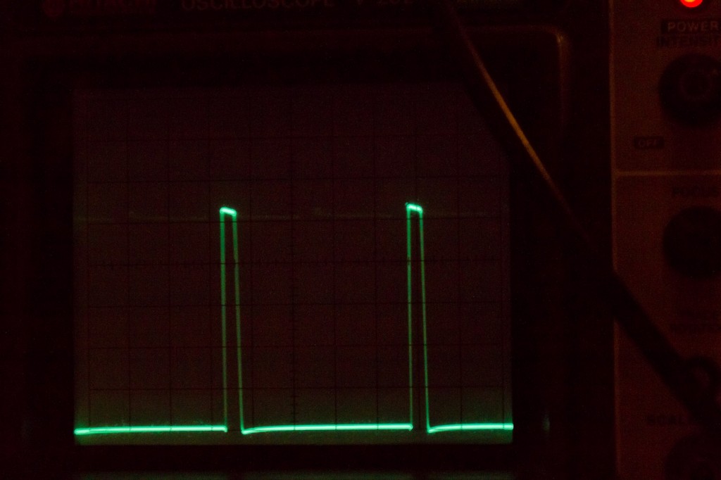 Output van de synchronisatieschakeling