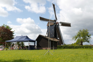 Olden Florus - Terschuur, met op de voorgrond onze antennes