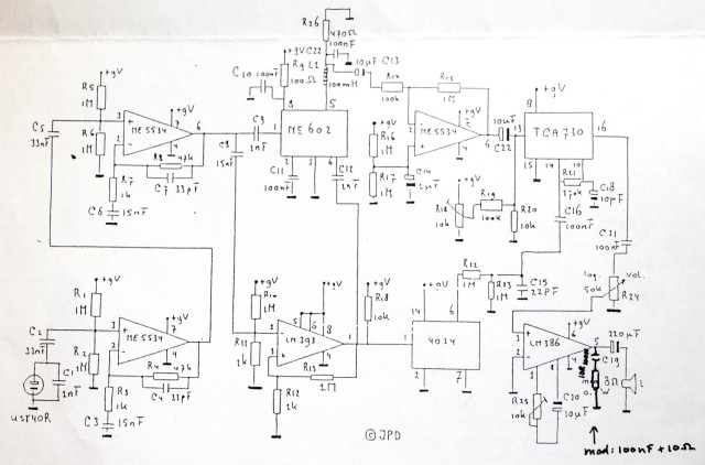 Vleermuisdetector schema