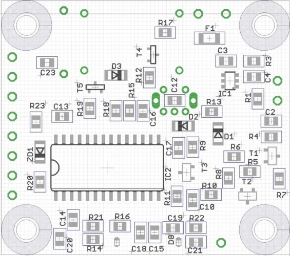 Syncsmurf PCB bottom